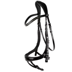 Schockemohle Equitus Beta Anatomic Flash Bridle With Crystal Browband -Horse Supplies Sale 1101 00045 equitus beta blackpatentsilverbcr99hudordwj 1 jpg