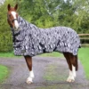 HY StormX Original Zebra Print Fly Rug -Horse Supplies Sale 27819 stormx original zebra fly rug lifestyle 01 1 13 jpg