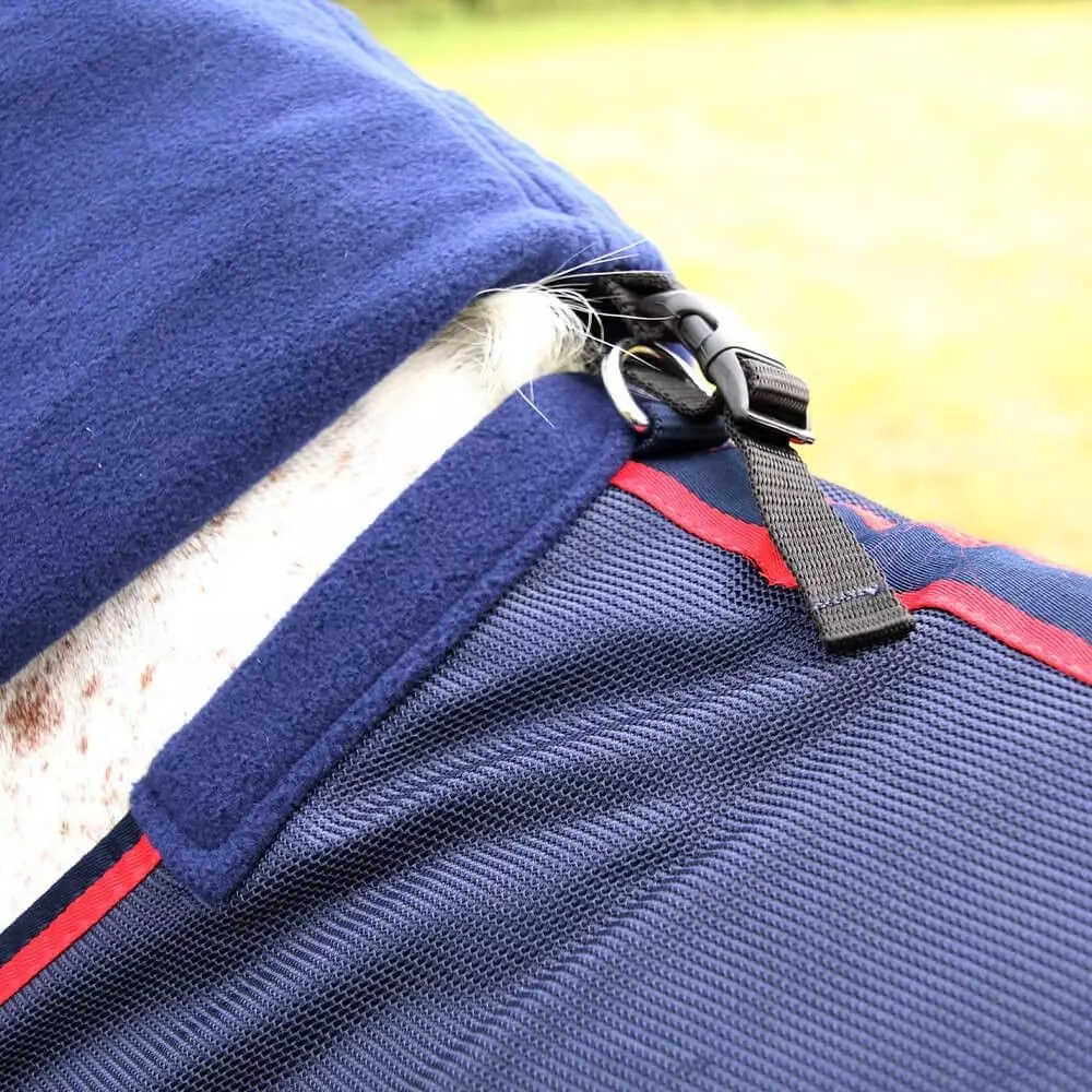 HY DefenceX System WicX Cooler Rug With Detachable Neck Cover - Navy Red