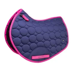 Hy Equestrian DynaMizs Ecliptic Close Contact Saddle Pad -Horse Supplies Sale 34922 hy equestrian dynamizs ecliptic close contact saddle pad navy magenta 01 2 jpg