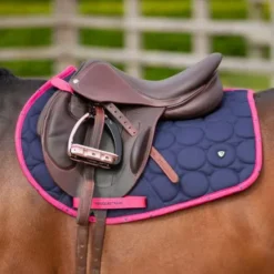 Hy Equestrian DynaMizs Ecliptic Close Contact Saddle Pad -Horse Supplies Sale 34922 hy equestrian dynamizs ecliptic close contact saddle pad navy magenta 03 2 jpg