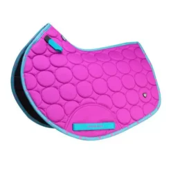 Hy Equestrian DynaMizs Ecliptic Close Contact Saddle Pad -Horse Supplies Sale 34924 hy equestrian dynamizs ecliptic close contact saddle pad plum teal 01 1 jpg