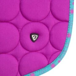 Hy Equestrian DynaMizs Ecliptic Close Contact Saddle Pad -Horse Supplies Sale 34924 hy equestrian dynamizs ecliptic close contact saddle pad plum teal 02 2
