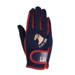 Riding Star Collection Riding Gloves By Little Rider -Horse Supplies Sale 39151 riding star collection riding gloves by little rider navy burgundy 01 1 2 jpg