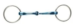 JP Korsteel Blue Steel Jointed Loose Ring Snaffle Bit