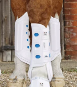 Premier Equine Air Cooled Original Eventing Boots -Horse Supplies Sale air cooled original white hind 1 2 jpg