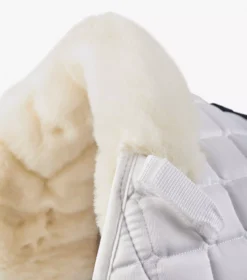 Premier Equine Atlantis CC Satin Wool Dressage Square -Horse Supplies Sale atlantis dressage saddle pad white 3 1 jpg