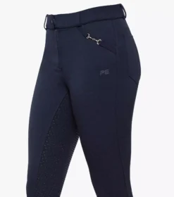 Premier Equine Brava Girls Full Seat Gel Riding Breeches -Horse Supplies Sale brava girls breeches navy 2 1 jpg
