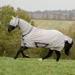 Bucas Freedom Fly Sheet Full Neck Pony Sizes 3'6 To 5'3 -Horse Supplies Sale bucas freedom fly sheet full neck silver 4 jpg