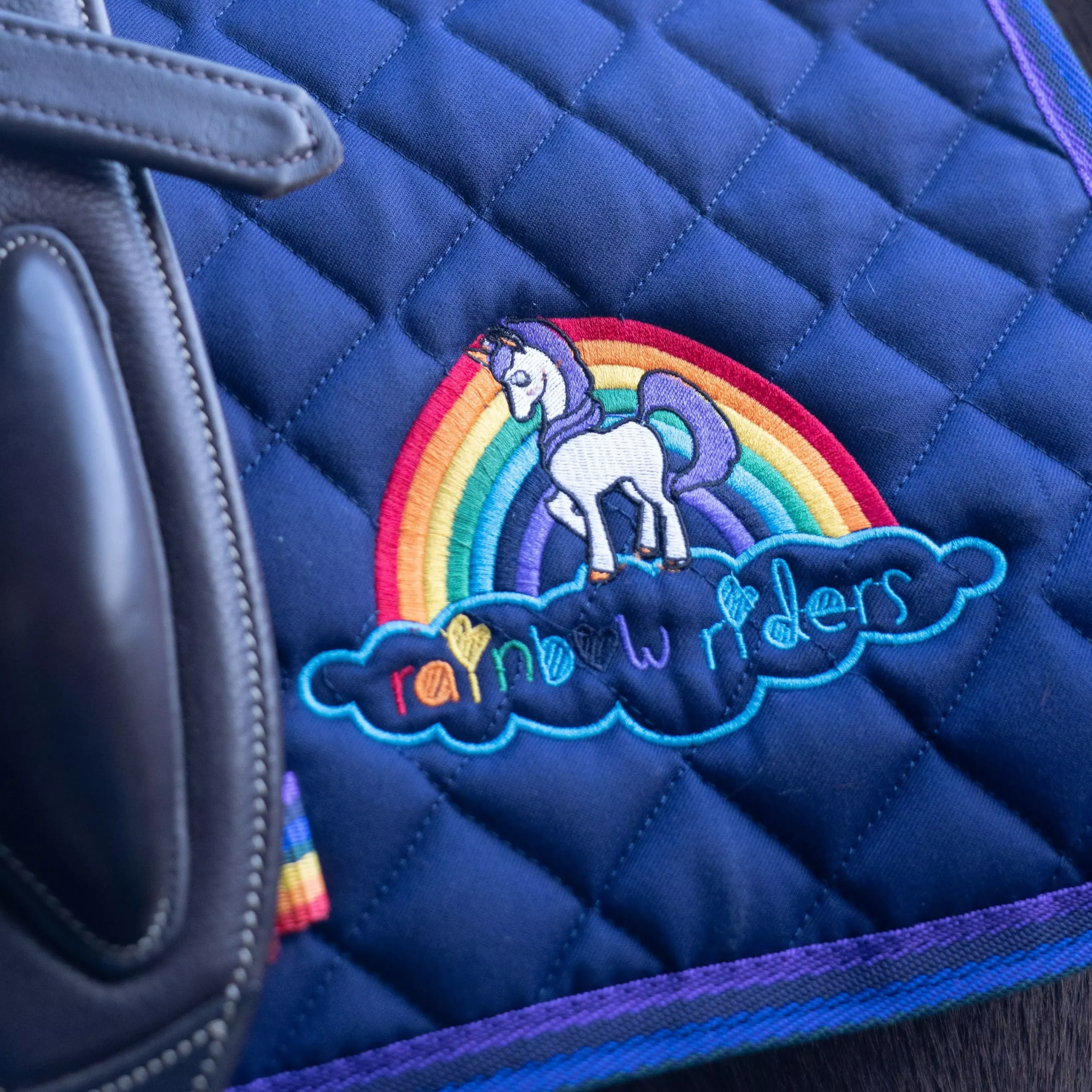 Cameo Equine Rainbow Rider Saddle Cloth 4 Cameo Equine Rainbow Rider Saddle Cloth - Image 2