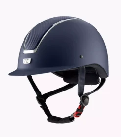Premier Equine Centauri Horse Riding Helmet -Horse Supplies Sale centauri helmet navy 3 1 jpg