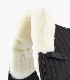 Premier Equine Close Contact Merino Wool European Saddle Pad - Dressage Square 35 Premier Equine Close Contact Merino Wool European Saddle Pad - Dressage Square -Horse Supplies Sale close contact merino wool european half lined dressage square black natural 3 1 jpg