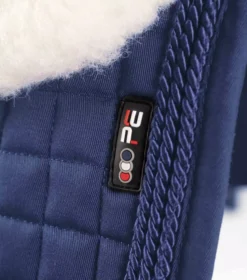 Premier Equine Close Contact Merino Wool European Saddle Pad - Dressage Square 31 Premier Equine Close Contact Merino Wool European Saddle Pad - Dressage Square -Horse Supplies Sale close contact merino wool european half lined dressage square navy natural 2 1 jpg