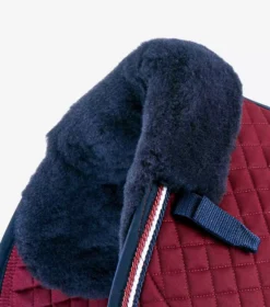 Premier Equine Close Contact Merino Wool European Saddle Pad - GP/Jump Square -Horse Supplies Sale close contact merino wool european half lined gp jump square burgundy navy 3 1 jpg