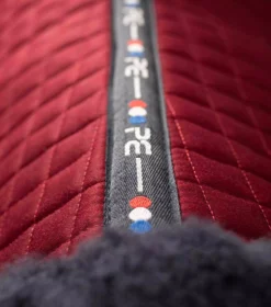 Premier Equine Close Contact Merino Wool European Saddle Pad - GP/Jump Square -Horse Supplies Sale close contact merino wool european half lined gp jump square burgundy navy 6 1 jpg