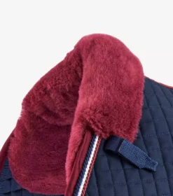 Premier Equine Close Contact Merino Wool European Saddle Pad - GP/Jump Square -Horse Supplies Sale close contact merino wool european half lined gp jump square navy burgundy 3 1 jpg
