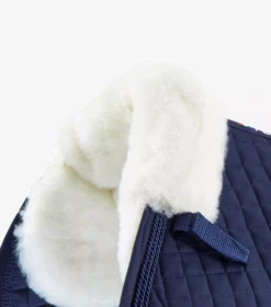 Premier Equine Close Contact Merino Wool European Saddle Pad - GP/Jump Square -Horse Supplies Sale close contact merino wool european half lined gp jump square navy natural 3 1 jpg