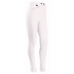 Equetech Junior Prima Jodhpurs -Horse Supplies Sale equetech junior prima jods white 3 jpg