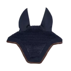 Kentucky Horsewear Kentucky Wellington Leather Fly Veil - Soundless 7 Kentucky Horsewear Kentucky Wellington Leather Fly Veil - Soundless -Horse Supplies Sale fly veil wellington leather dark navy 1 png