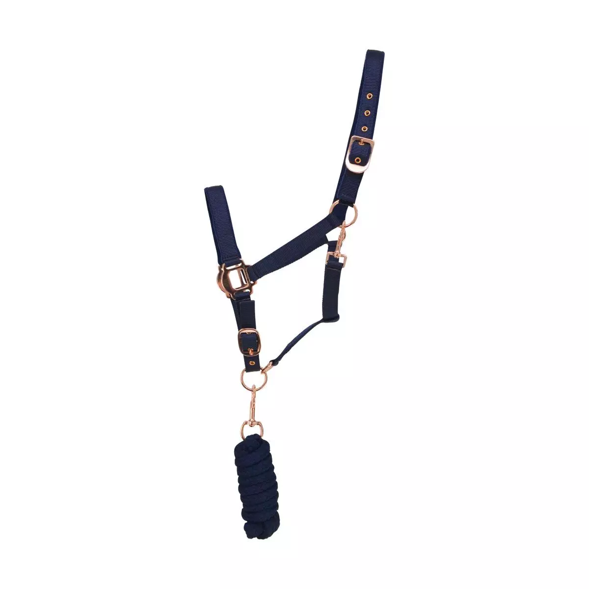 Hy Rose Gold Headcollar & Leadrope 8 Hy Rose Gold Headcollar & Leadrope - Image 6