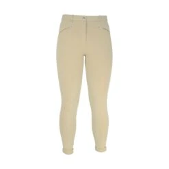 HyPERFORMANCE Raised Polka Dot Childs Jods -Horse Supplies Sale hyperformance raised polka dot teen jodhpurs beige 1 4