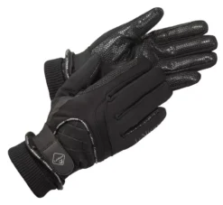 LeMieux Waterproof Lite Gloves - Black -Horse Supplies Sale lemieux waterproof lite gloves 1 1 jpeg