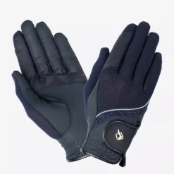 Lemieux Crystal Gloves -Horse Supplies Sale lm gloves diamante navy hr 1 copy 4 jpg