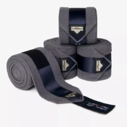 LeMieux Loire Polo Bandages 4 Pack 41 LeMieux Loire Polo Bandages 4 Pack -Horse Supplies Sale lm steelbrushbandages grey hr 2 jpg