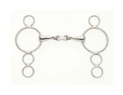 Continental 3 Ring French Link Snaffle