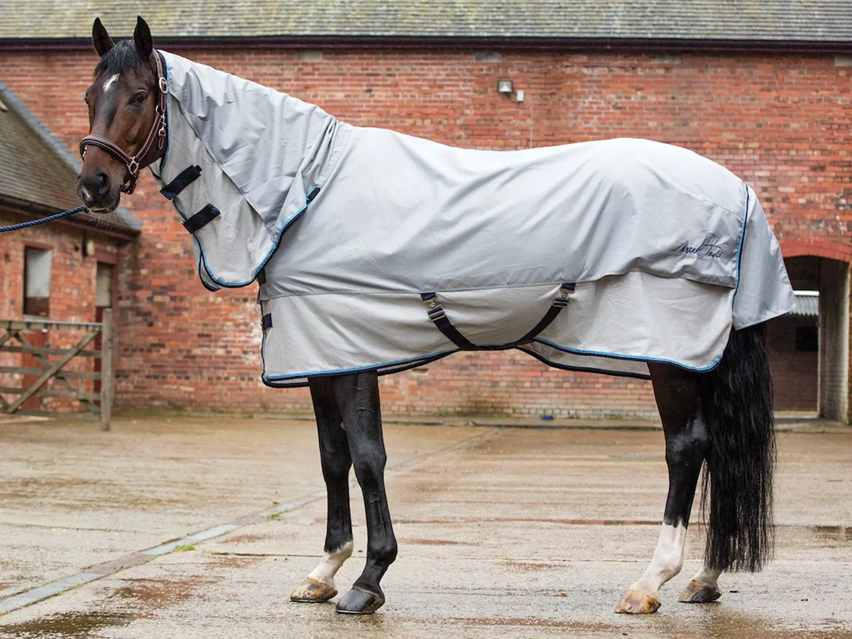 Mark Todd Fly Rug Showerproof Combo Grey/Silver