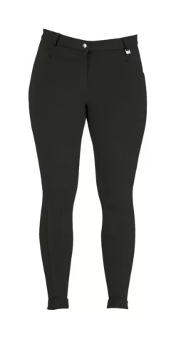 HyPERFORMANCE Melton Ladies Jodhpurs -Horse Supplies Sale melton black 8 jpg