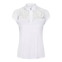Equetech Mia Lace Competition Shirt -Horse Supplies Sale mia front studio 6 jpg