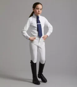 Premier Equine Tessa Girls Long Sleeve Show Shirt 33 Premier Equine Tessa Girls Long Sleeve Show Shirt -Horse Supplies Sale mini tessa long sleeve tie show shirt white 6 3 jpg