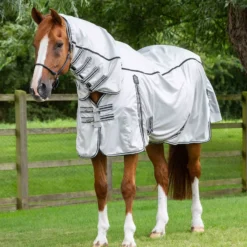 Premier Equine ShowerTex Fly Rug With Surcingles -Horse Supplies Sale showertex fly rug with surcingles silver 1 1 jpg