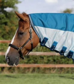 Premier Equine Stay-Dry Mesh Air Fly Rug With Surcingles -Horse Supplies Sale stay dry mesh air fly rug with surcingles blue 2 7 jpg