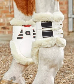 PREMIER EQUINE Premier Equne Techno Wool Fetlock Boots 33 PREMIER EQUINE Premier Equne Techno Wool Fetlock Boots -Horse Supplies Sale techno wool fetlock boots white 2 jpg